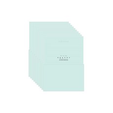 TOCTOC 信紙 40入+信封 20入, 薄荷綠, 1套