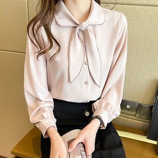 LUNA GIRL Azell領結罩衫