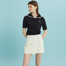 Playdapp 女款不對稱迷你高爾夫球裙 DEAMA7013M