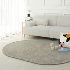 레시앙뜨 웬디 워셔블 투톤 러그 타원형