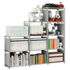 Elliving多用途展示預製空間盒9格, 灰色