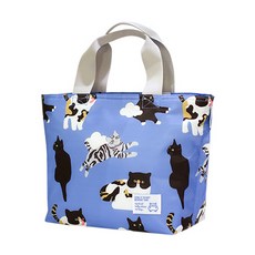 日系風格設計印花手提保溫便當袋 01, 1個