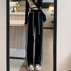 PEONIST 女款高腰垂墜感休閒長褲