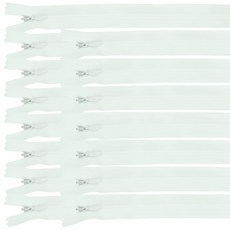 JSTrading 콘솔지퍼 25cm, 02 백아이보리, 15개