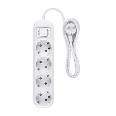 五星精密 接地延長線 4孔, 1.5m, 1個