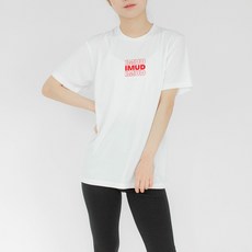 험블스튜디오 여성용 냉감 통기성 레터링 쿨 반팔 티셔츠 IMUD_03_300