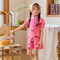 LILIPURRI 女童夏季清新上下裝套組