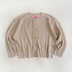 Bienvenue 女童箭頭寬鬆開襟衫