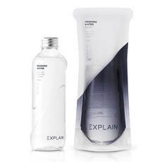 EXPLAIN 卸妝水 350ml+補充裝 300ml, 1套