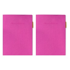 希望事務點 A4 迷迭香多功能雙口袋文件夾 HG0030, 粉紅色, 2個