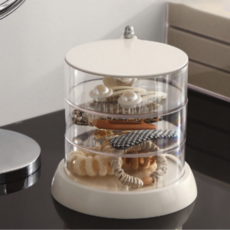 무아누 소품 악세사리 다용도 수납 정리함, 1개, 투명