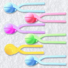 STUPID 雪球製造器 雪夾 玩具 雪球 中型 20cm, 6個, 隨機出貨