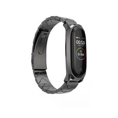 IAMPANDA 小米 Mi Band 3 / 4 GT V 金屬錶帶, 單品, 黑色的