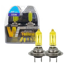 Power Yellow 汽車頭燈燈泡 2300K H7 12V 55W, 1套, 混合色