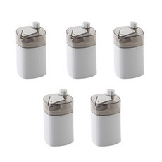 Luna Glam推式牙籤容器, 灰色的, 5個