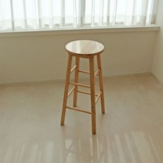 Eco Sangsa Dublin原木吧檯椅, 木色