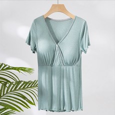 에어 원버클 브이 스트로크 수유 반팔티