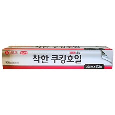 롯데이라이프 착한 쿠킹호일 캠핑용 30cm x 20m, 1개