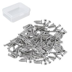 OON 접시머리 탄소강 니켈 도금 십자 나사 실버 440p, 1개