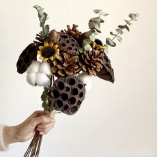 乾燥花花束 RA08, 混合色