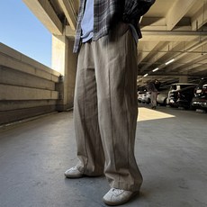 머시따 남성용 세미 벌룬핏 와이드 팬츠