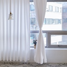 BAZAAR 可調節高度客製化遮光窗簾, 白色