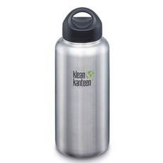klean kanteen 經典隔熱頂蓋保溫瓶, 銀色, 1.182L, 1個