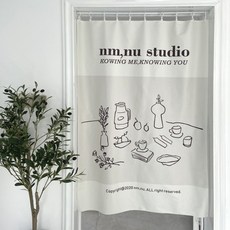 Maket Gamseong 北歐臥室裝飾隔間窗簾, 款式6