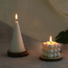 Jbloom 3x3泡泡造型蠟燭 + 圓錐造型蠟燭組, 1套, 花市