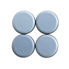 鐵氟龍防噪音家具墊圓形 30 毫米 4 件, 單色, 1個