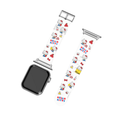 산리오 애플워치 스트랩 38 / 40 / 41 mm, 헬로키티 패턴, 1개