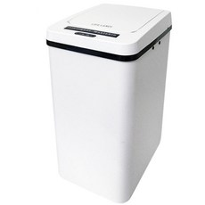 LIFE LANCE 大容量智能充電式自動感應垃圾桶 35公升 TC05, 白色