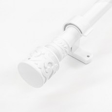 더원홈데코 클래식 25mm 커튼봉, 화이트