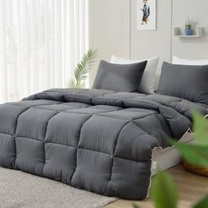 달콤한하루 소미 부드러운 워싱 차렵이불 + 침대패드 + 베개커버 세트