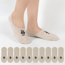 Si Ner socks 女款USA小熊船型襪