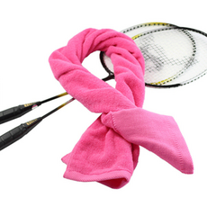 ZBIBI 羽毛球網球運動體育毛巾, 粉色, 1個