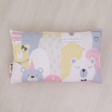 BEAUTE HOUSE 露營用枕套, 小熊家族款(粉色)