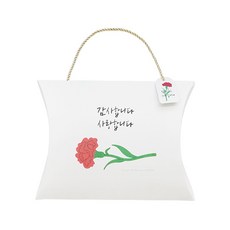 Donna&deco 手提半月盒 + 吊牌組, 白色, 10套