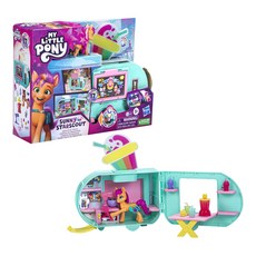 My Little Pony 彩虹小馬 孩之寶Sunny的果汁車玩具, 混合顏色