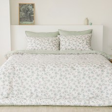 Dailylike 觸感極佳 Airy 莫代爾四季薄被, 綠意花園