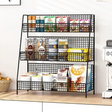 頂級鋼製三層架, 1個, 黑色