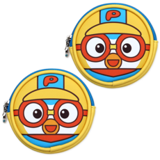 Pororo 圓形零錢包 2入