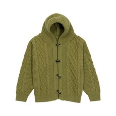 아동용 꽈배기 니트 후드 가디건 CCV59BNT629