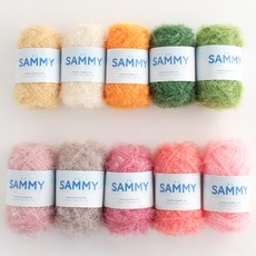 yarna 세미 수세미 뜨개실 10종 패키지, 10 내추럴팝, 1개 10 내추럴팝, 1개