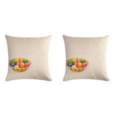 粒粒飽滿彩虹蛋系列抱枕套 2入