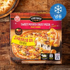 오뚜기 고구마크러스트 피자 미트콤보 (냉동), 497g, 1개입, 1박스