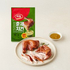 주식회사 하림 반마리 훈제치킨 270g + 마늘소스 50g 세트, 1세트