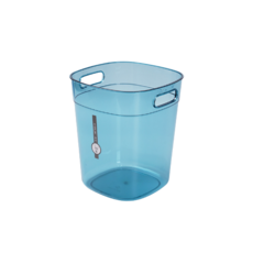 家用圓形葡萄酒冰塊桶 藍色 20.5*23cm, 1個
