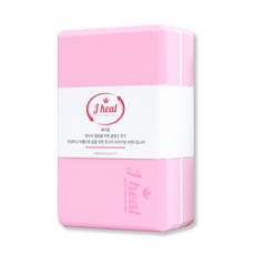 제이힐 프리미엄 홈트 EVA 하드 요가 블럭 290g, 러블리 핑크
