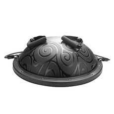 코어 운동 전용 보수 하프짐 밸런스 돔볼 고급형, 매트블랙